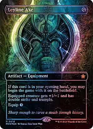 Leyline Axe 414 (Foundations)  - Foil | Good Games Adelaide SA