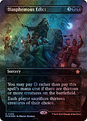 Blasphemous Edict 382 (Foundations)  - Foil | Good Games Adelaide SA