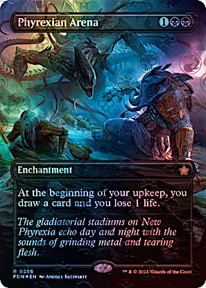 Phyrexian Arena 386 (Foundations)  - Foil | Good Games Adelaide SA