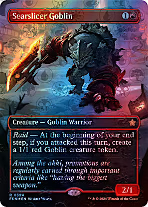 Searslicer Goblin 394 (Foundations)  - Foil | Good Games Adelaide SA
