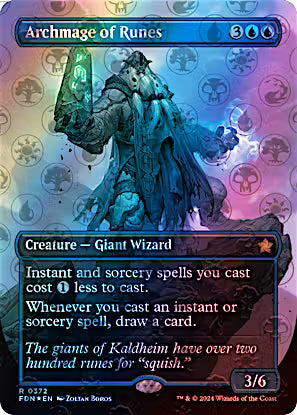 Archmage of Runes 372 (Foundations)  - Foil | Good Games Adelaide SA