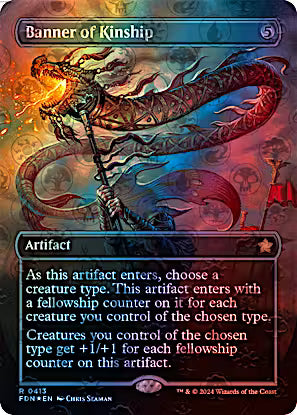 Banner of Kinship 413 (Foundations)  - Foil | Good Games Adelaide SA
