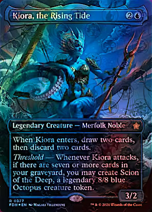 Kiora, the Rising Tide 377 (Foundations)  - Foil | Good Games Adelaide SA