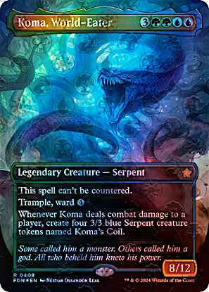 Koma, World-Eater 408 (Foundations)  - Foil | Good Games Adelaide SA