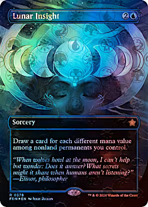 Lunar Insight 378 (Foundations)  - Foil | Good Games Adelaide SA