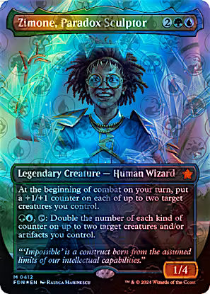 Zimone, Paradox Sculptor 412 (Foundations)  - Foil | Good Games Adelaide SA