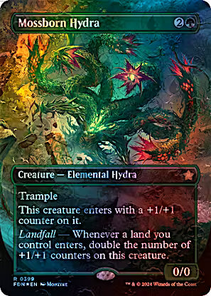 Mossborn Hydra 399 (Foundations)  - Foil | Good Games Adelaide SA