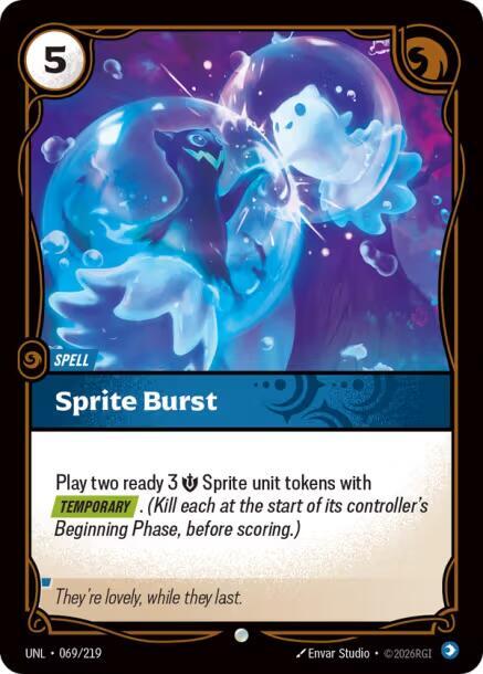 Sprite Burst 069/219 (Unleashed)  | Good Games Adelaide SA
