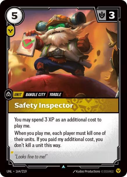 Safety Inspector 164/219 (Unleashed)  | Good Games Adelaide SA