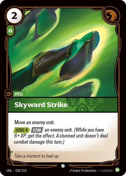 Skyward Strike 038/219 (Unleashed)  | Good Games Adelaide SA