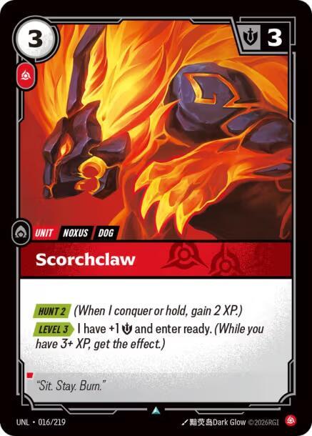 Scorchclaw 016/219 (Unleashed)  | Good Games Adelaide SA