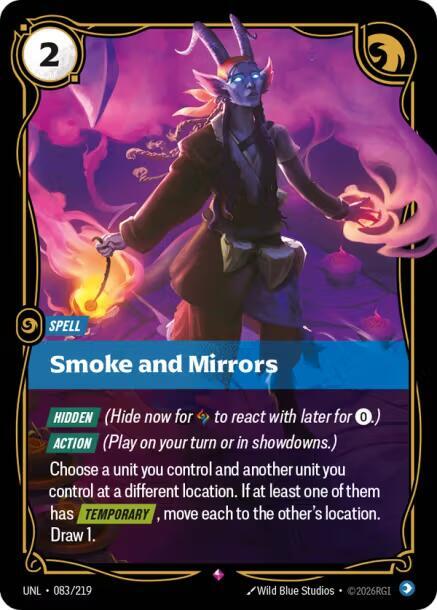 Smoke and Mirrors 083/219 (Unleashed)  - Foil | Good Games Adelaide SA