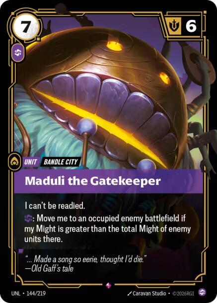 Maduli the Gatekeeper 144/219 (Unleashed)  - Foil | Good Games Adelaide SA