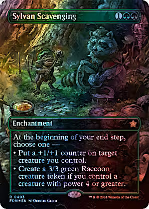 Sylvan Scavenging 403 (Foundations)  - Foil | Good Games Adelaide SA
