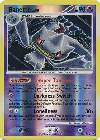 Banette 19/127 (Platinum)  - Reverse Holofoil | Good Games Adelaide SA