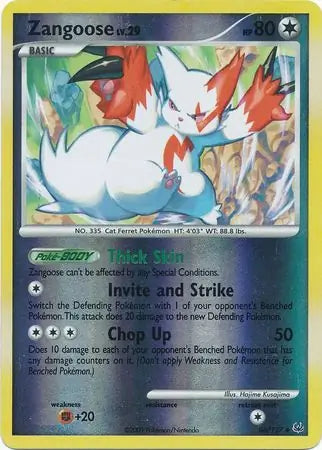 Zangoose 66/127 (Platinum)  - Reverse Holofoil | Good Games Adelaide SA
