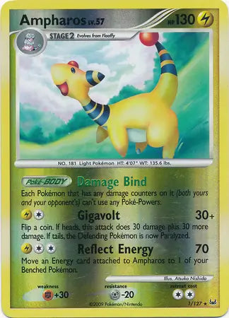 Ampharos 1/127 (Platinum)  - Reverse Holofoil | Good Games Adelaide SA