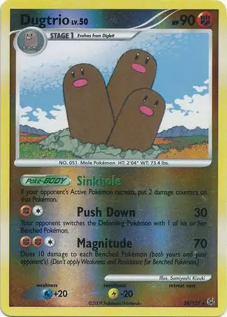 Dugtrio 24/127 (Platinum)  - Reverse Holofoil | Good Games Adelaide SA