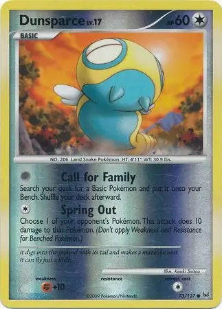 Dunsparce 73/127 (Platinum)  - Reverse Holofoil | Good Games Adelaide SA