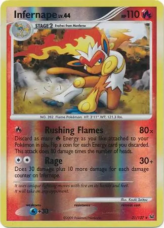 Infernape 31/127 (Platinum)  - Reverse Holofoil | Good Games Adelaide SA
