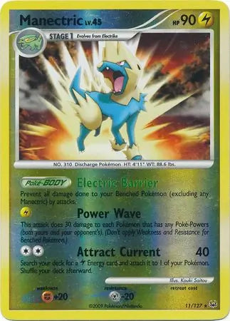 Manectric 11/127 (Platinum)  - Reverse Holofoil | Good Games Adelaide SA