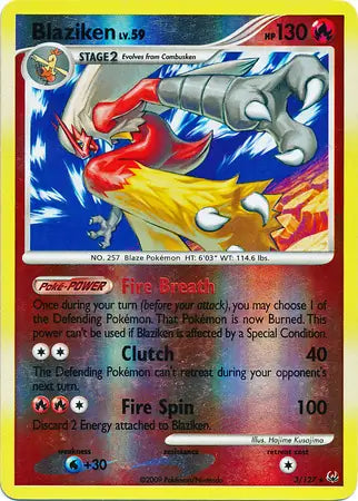 Blaziken 3/127 (Platinum)  - Reverse Holofoil | Good Games Adelaide SA