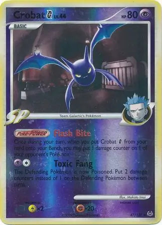 Crobat G 47/127 (Platinum)  - Reverse Holofoil | Good Games Adelaide SA