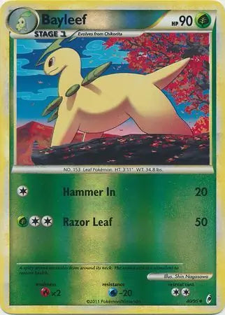Bayleef 40/95 (Call of Legends)  - Reverse Holofoil | Good Games Adelaide SA