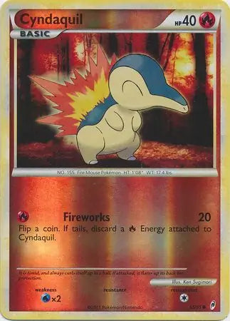 Cyndaquil 55/95 (Call of Legends)  - Reverse Holofoil | Good Games Adelaide SA