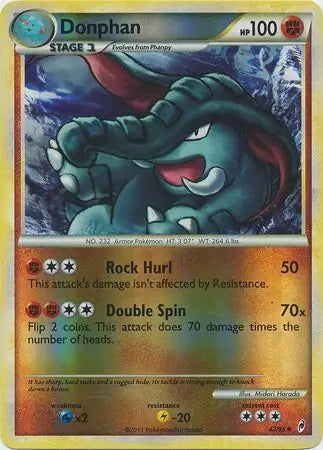 Donphan 42/95 (Call of Legends)  - Reverse Holofoil | Good Games Adelaide SA