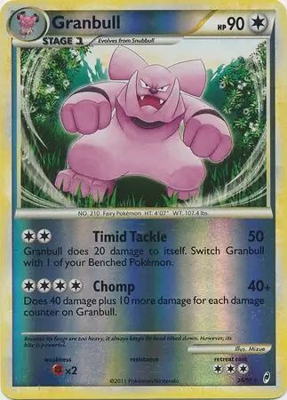 Granbull 26/95 (Call of Legends)  - Reverse Holofoil | Good Games Adelaide SA