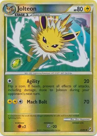 Jolteon 45/95 (Call of Legends)  - Reverse Holofoil | Good Games Adelaide SA
