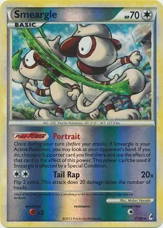 Smeargle 21/95 (Call of Legends)  - Reverse Holofoil | Good Games Adelaide SA