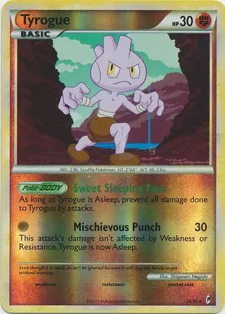 Tyrogue 36/95 (Call of Legends)  - Reverse Holofoil | Good Games Adelaide SA