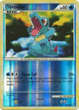 Totodile 74/95 (Call of Legends)  - Reverse Holofoil | Good Games Adelaide SA