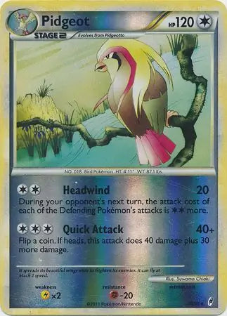 Pidgeot 30/95 (Call of Legends)  - Reverse Holofoil | Good Games Adelaide SA