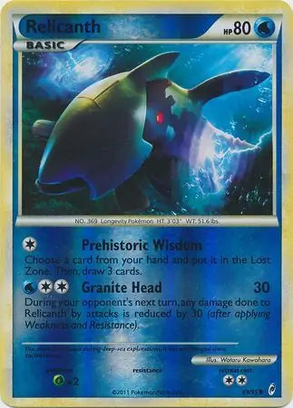 Relicanth 69/95 (Call of Legends)  - Reverse Holofoil | Good Games Adelaide SA
