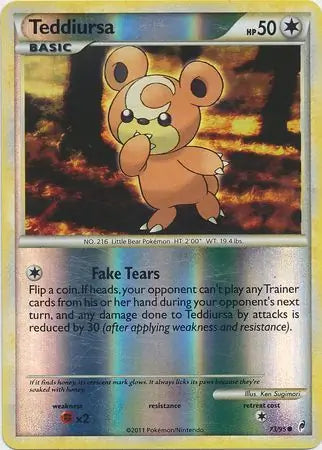 Teddiursa 73/95 (Call of Legends)  - Reverse Holofoil | Good Games Adelaide SA