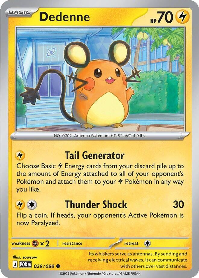 Dedenne 029/088 (ME03: Perfect Order)  | Good Games Adelaide SA