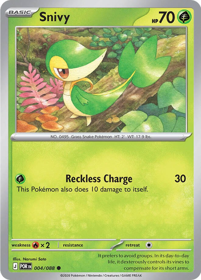 Snivy 004/088 (ME03: Perfect Order)  | Good Games Adelaide SA