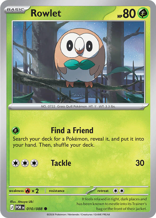 Rowlet 010/088 (ME03: Perfect Order)  | Good Games Adelaide SA