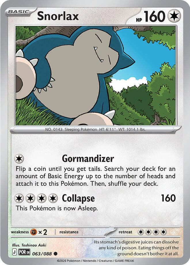 Snorlax 063/088 (ME03: Perfect Order)  | Good Games Adelaide SA