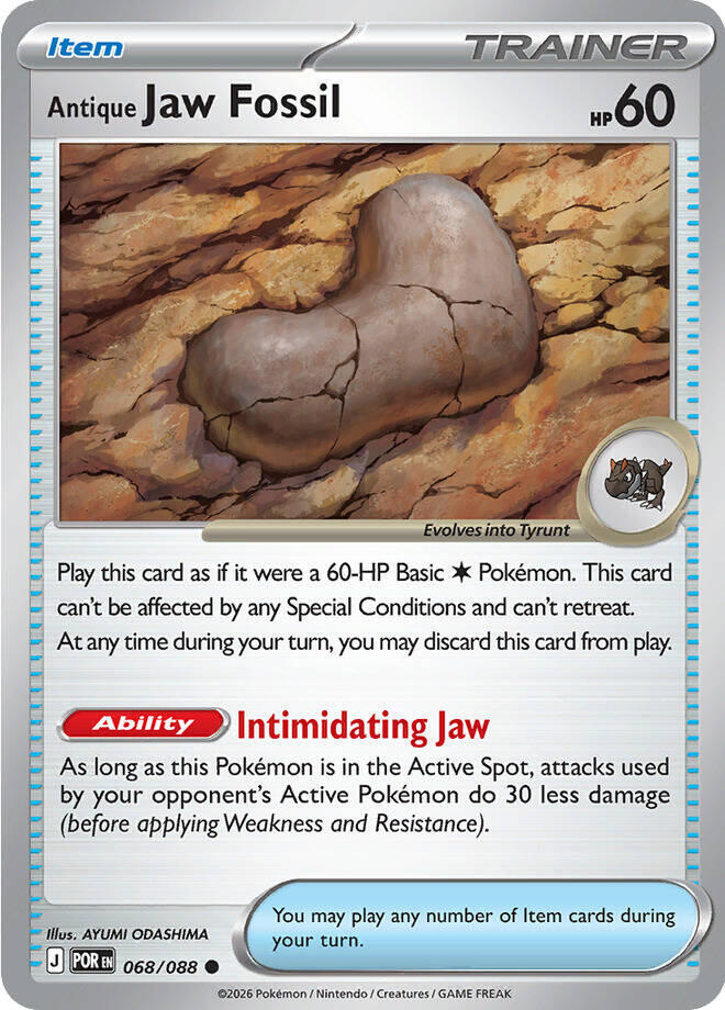 Antique Jaw Fossil 068/088 (ME03: Perfect Order)  | Good Games Adelaide SA