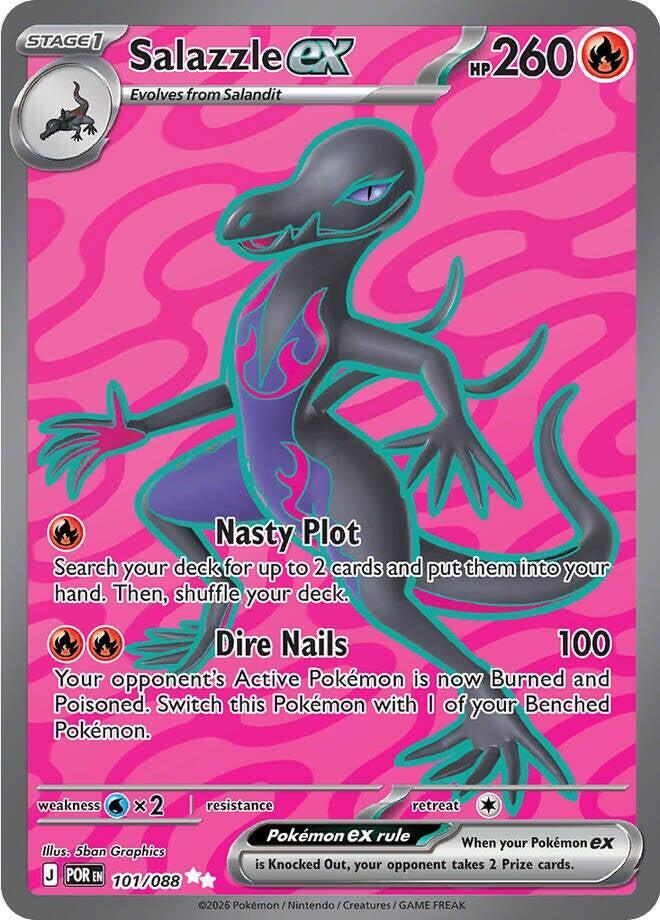 Salazzle ex 101/088 (ME03: Perfect Order)  - Holofoil | Good Games Adelaide SA