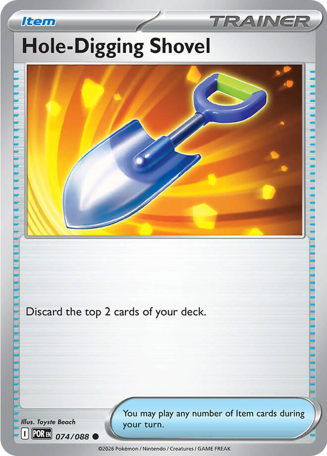 Hole Digging Shovel 074/088 (ME03: Perfect Order)  | Good Games Adelaide SA