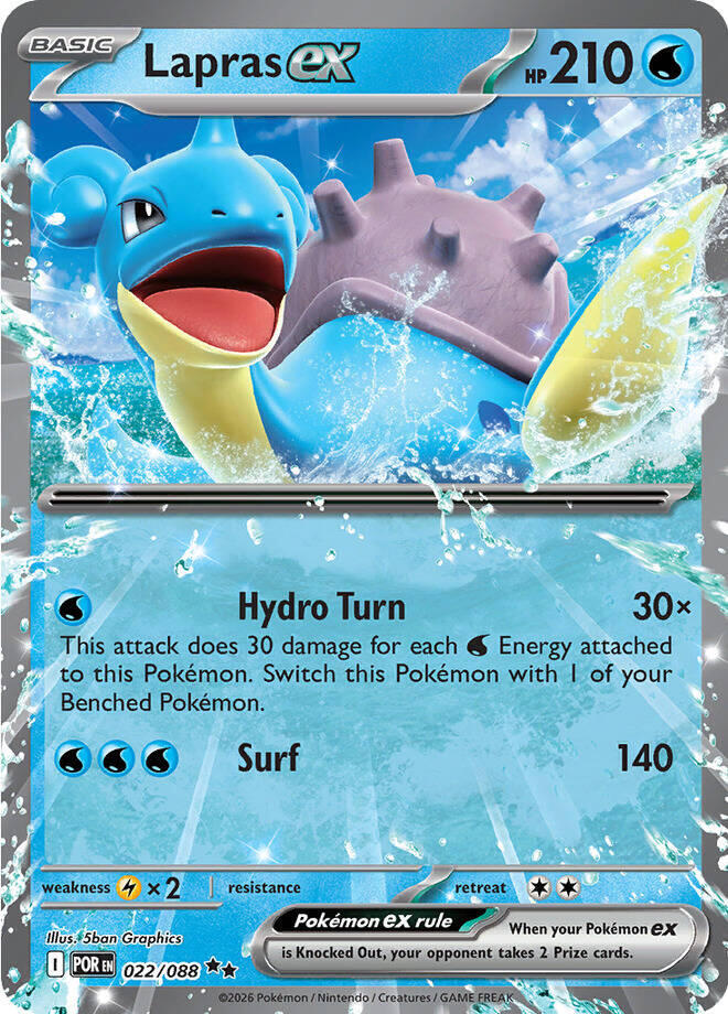 Lapras ex 022/088 (ME03: Perfect Order)  - Holofoil | Good Games Adelaide SA