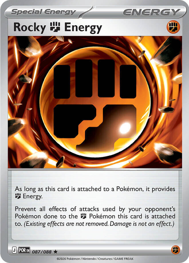 Rocky Fighting Energy 087/088 (ME03: Perfect Order)  - Holofoil | Good Games Adelaide SA
