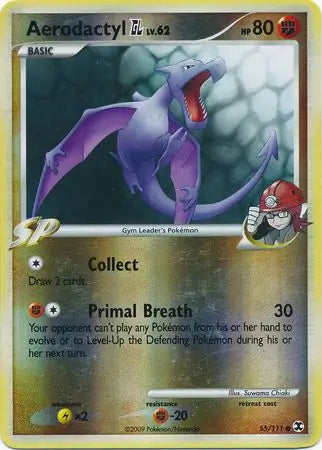 Aerodactyl GL 55/111 (Rising Rivals)  - Reverse Holofoil | Good Games Adelaide SA