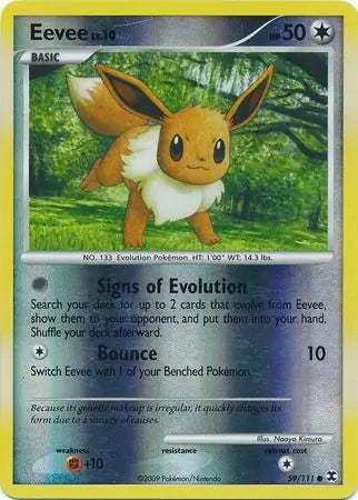 Eevee 59/111 (Rising Rivals)  - Reverse Holofoil | Good Games Adelaide SA