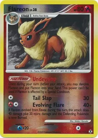 Flareon 19/111 (Rising Rivals)  - Reverse Holofoil | Good Games Adelaide SA